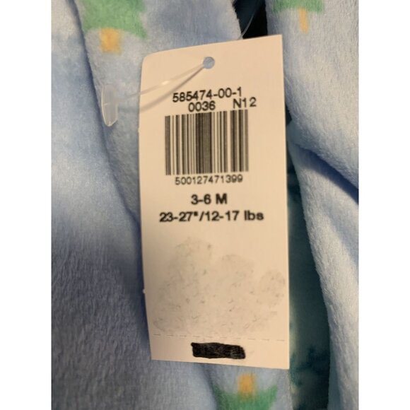 NWT Carters & Old Navy Baby Footed Onesies 3M Cozy Fall Winter - Picture 6 of 6